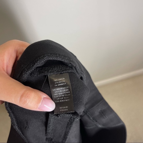 Betabrand Classic Boot Cut Dress Yoga Pants Black Size M Short Petite Women’s - Picture 9 of 10